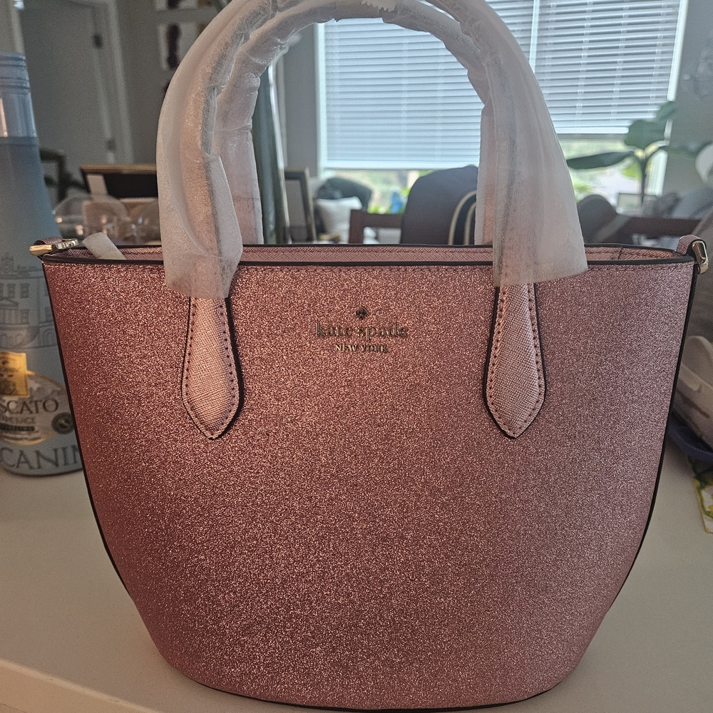 Kate Spade Pink Glitter Tote